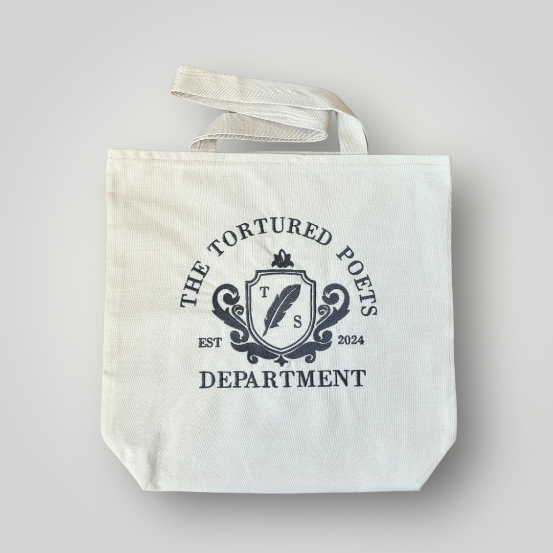 Tote bag bordada de Taylor Swift TTPD