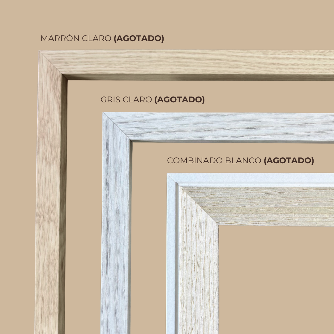 Cuadro con mascota bordada a color