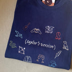 Buzo bordado de Taylor Swift eras