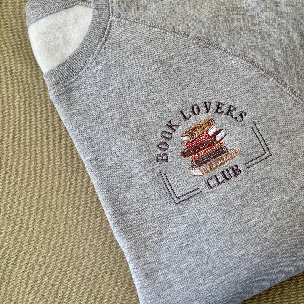 Buzo bordado Book Lovers Club