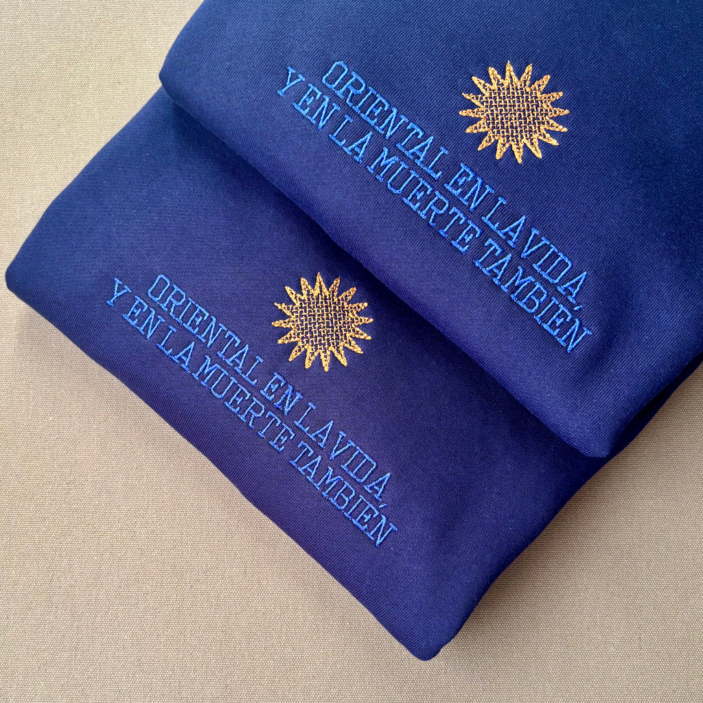 Buzo bordado "oriental en la vida"