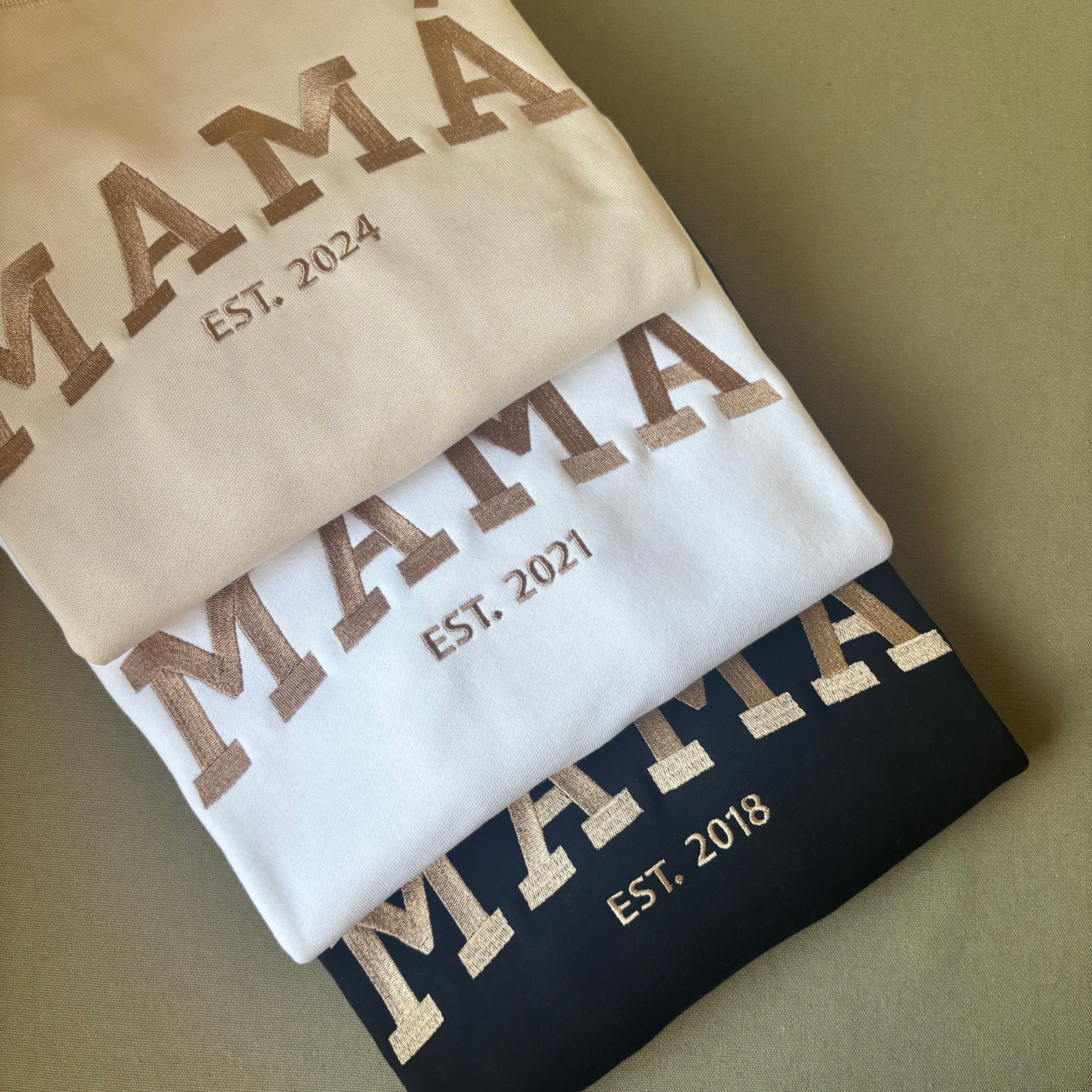 Buzo bordado "MAMÁ" personalizado
