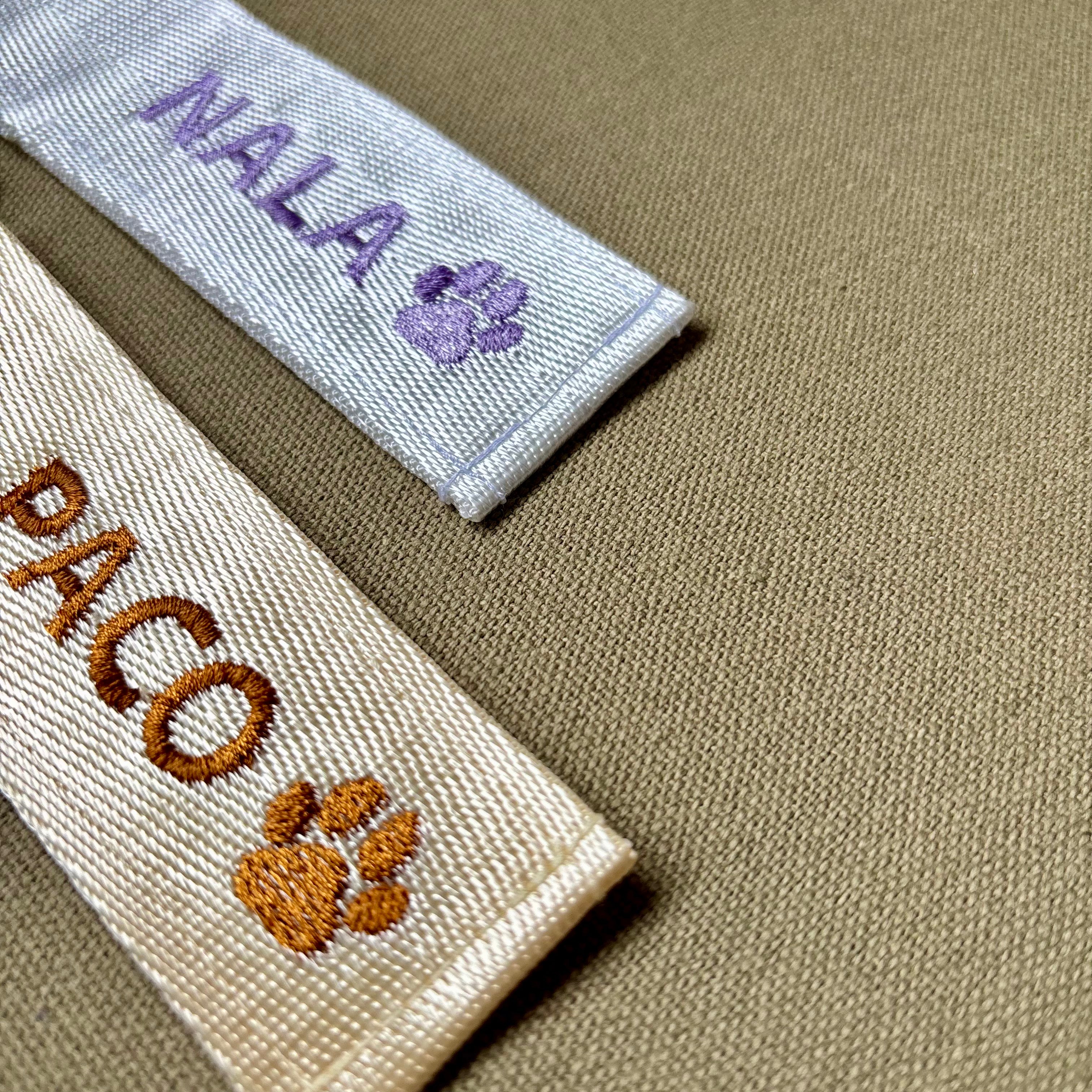 Llavero bordado con nombre