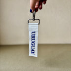 Llavero bordado de Uruguay