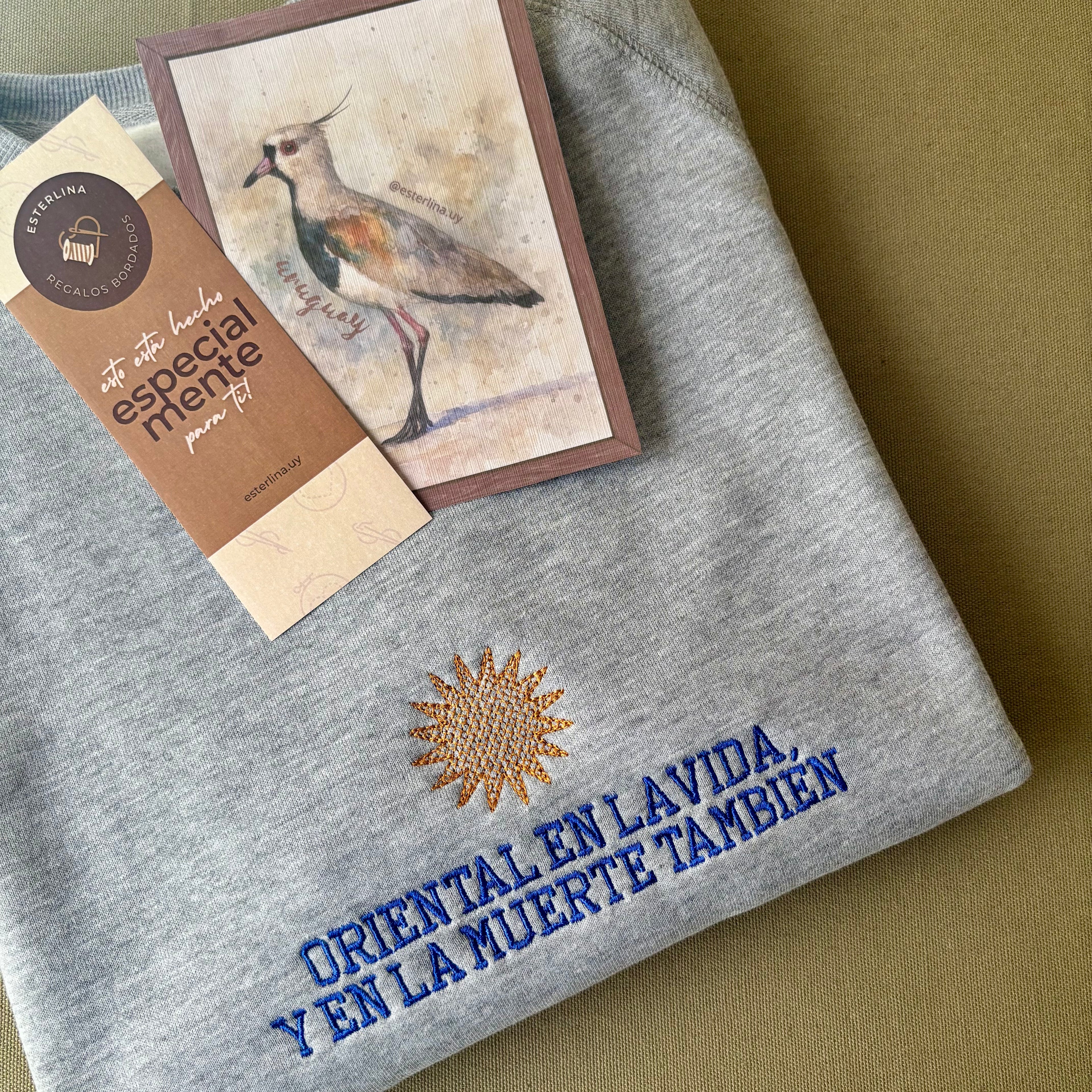 Buzo bordado "oriental en la vida"