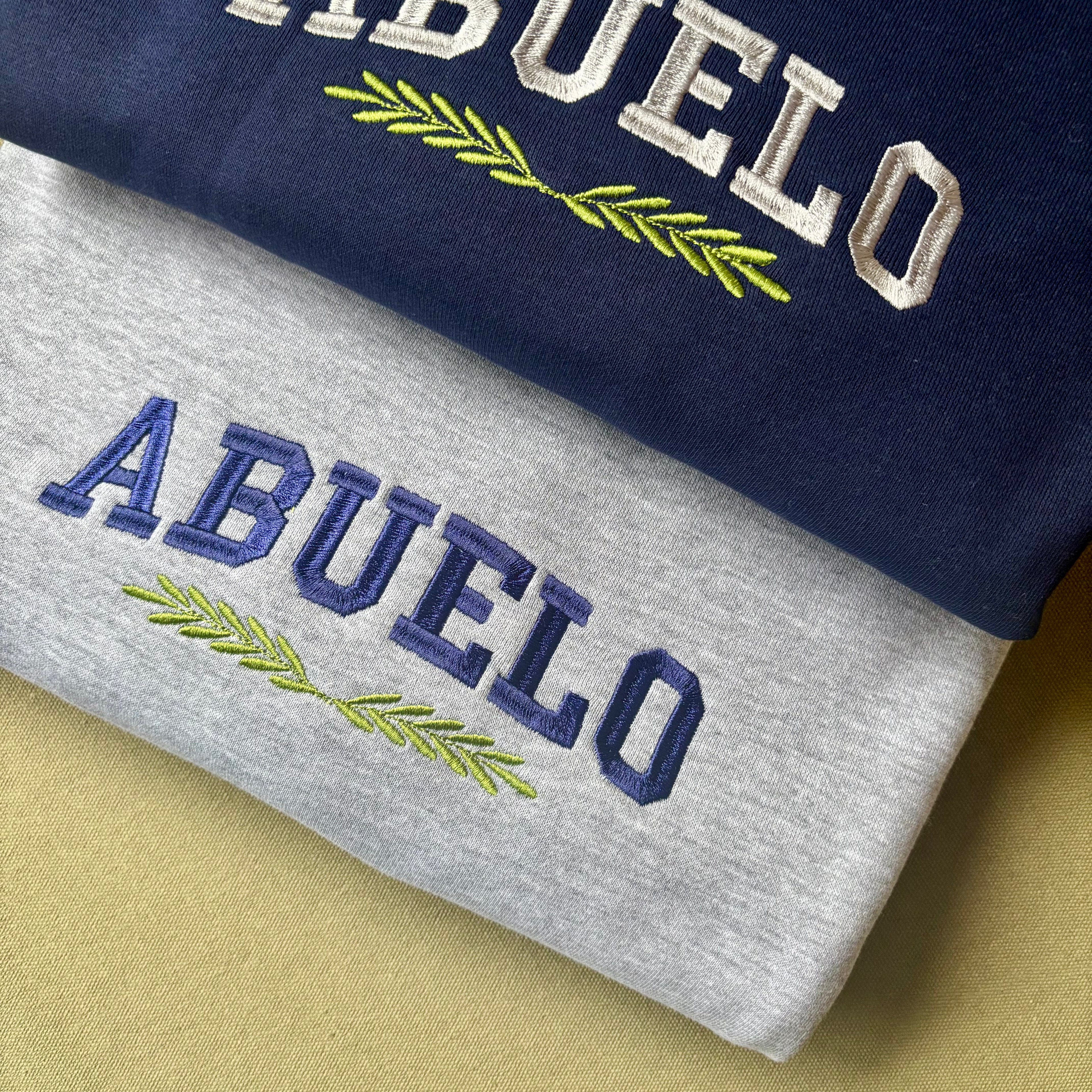 Buzo bordado "abuelo"