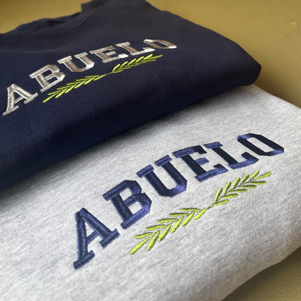 Buzo bordado "abuelo"