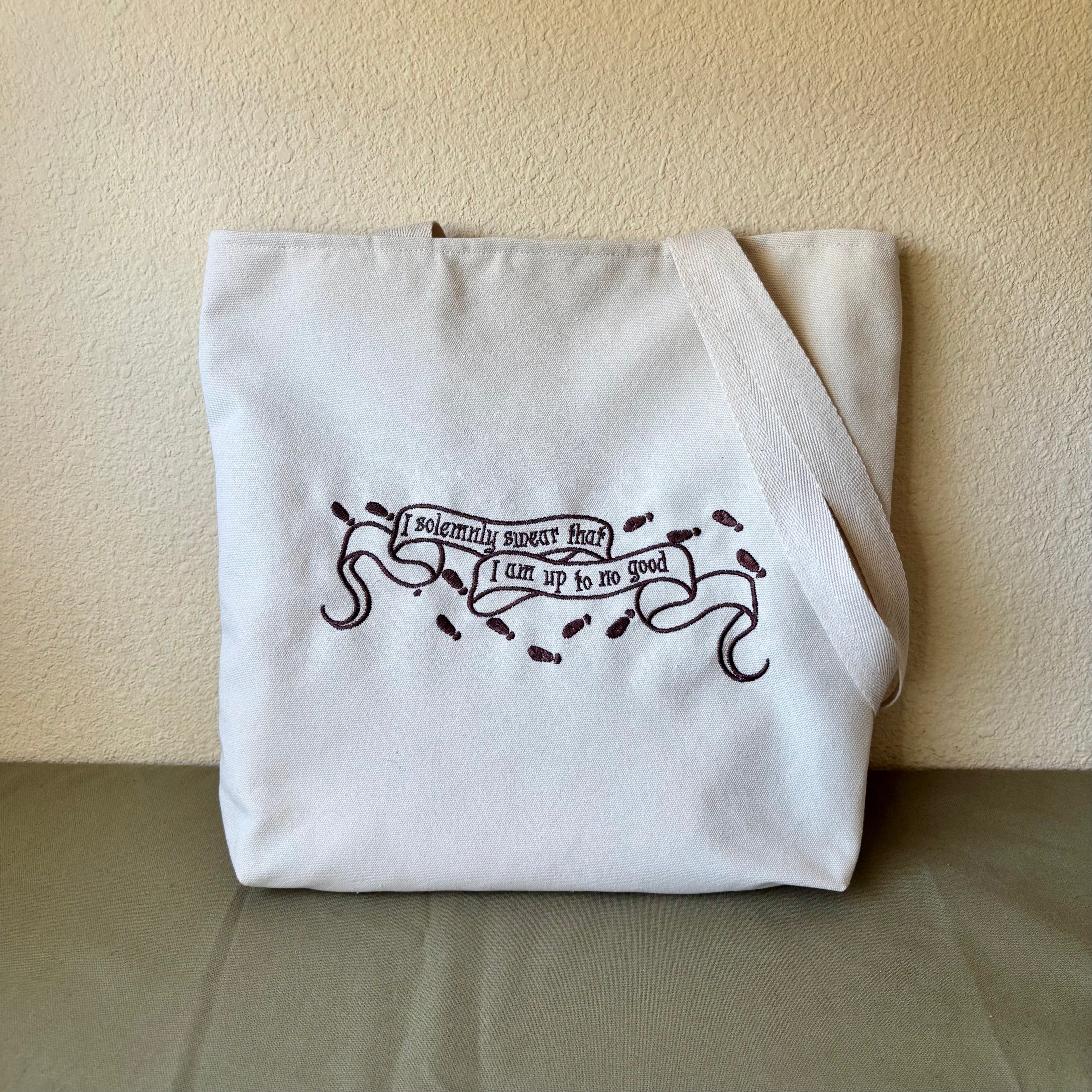 Tote bag bordada del Mapa del Merodeador