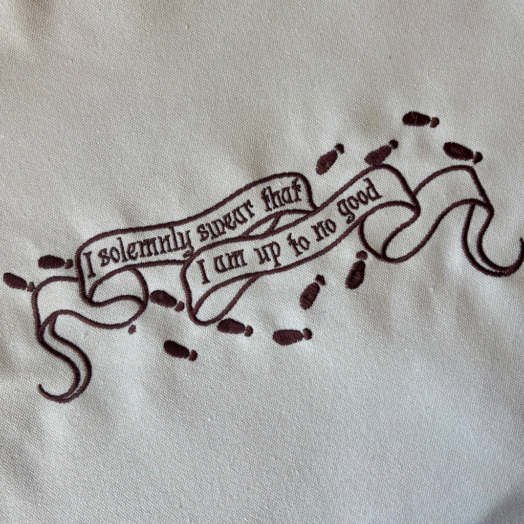 Tote bag bordada del Mapa del Merodeador