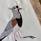 Cuadro con tero bordado