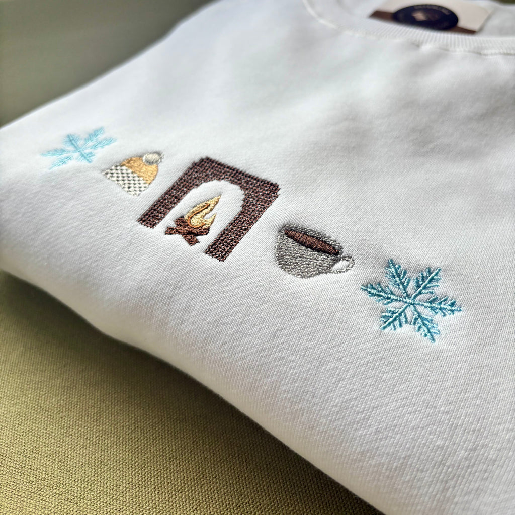 Buzo invierno bordado