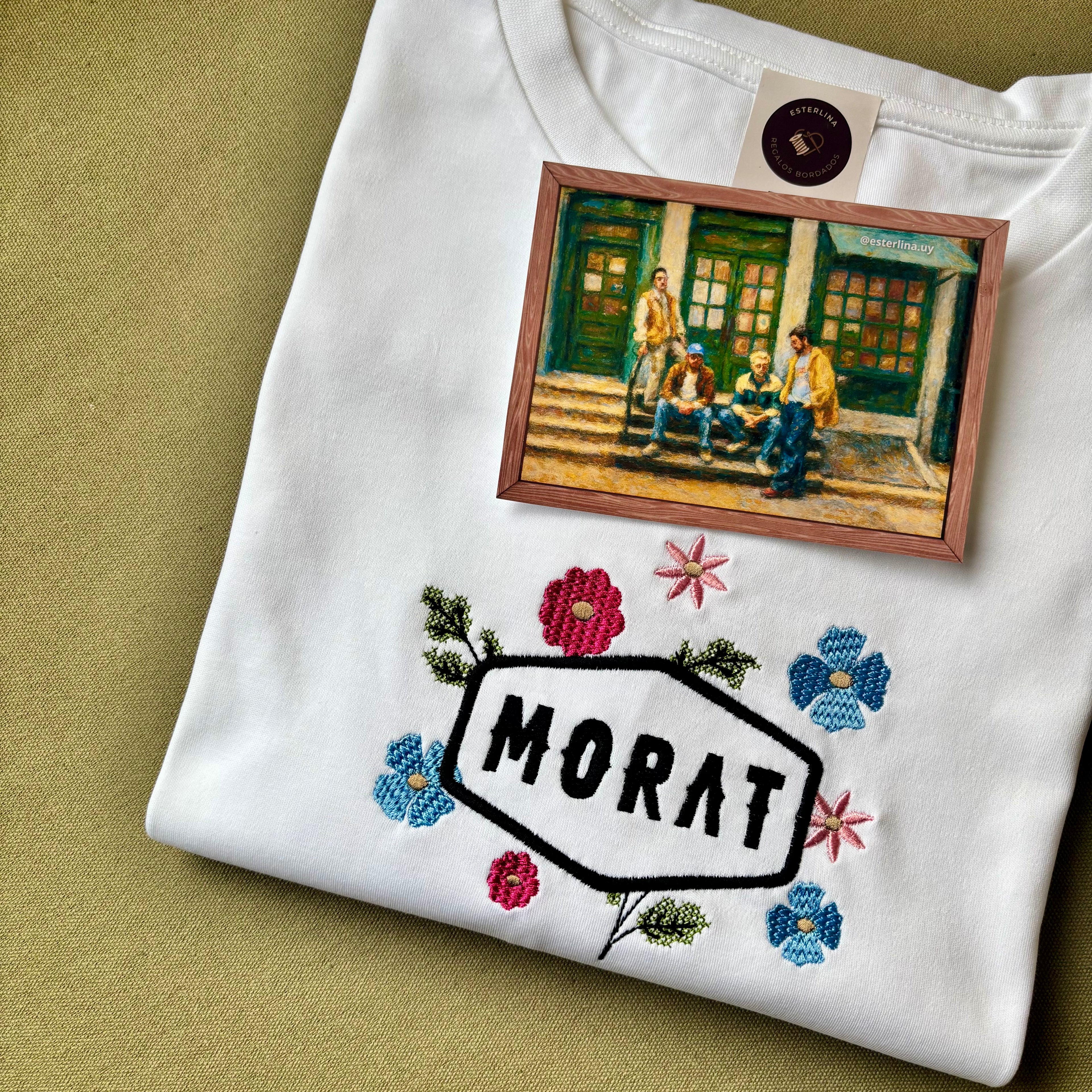 Remera bordada de Morat