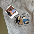 Buzo con foto bordada