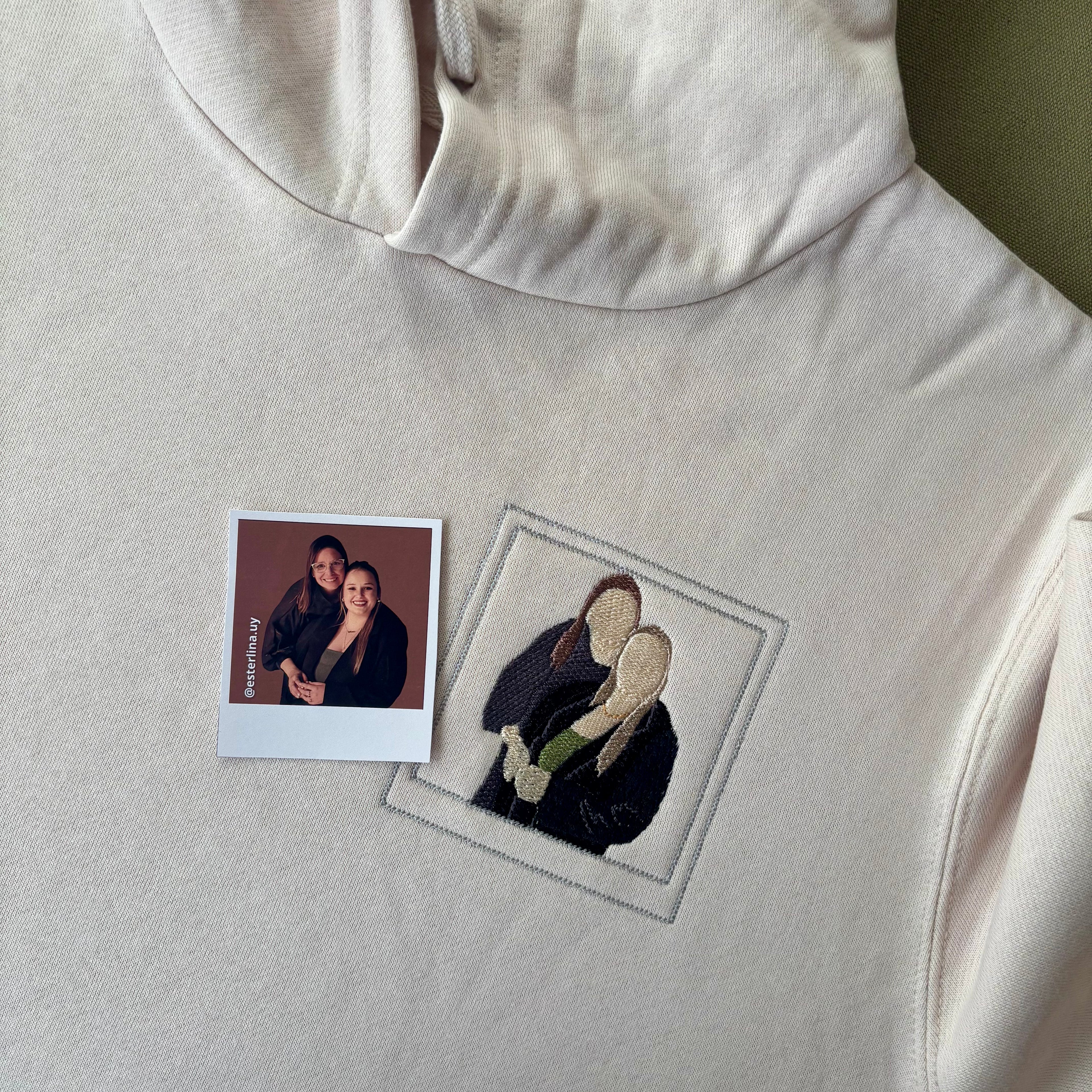 Canguro con foto bordada