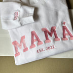 Buzo bordado "MAMÁ" personalizado