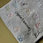 Buzo bordado de Taylor Swift eras