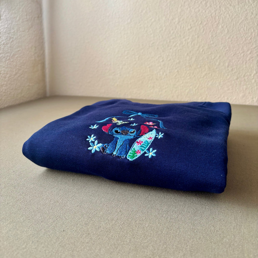 Buzo con Stitch bordado