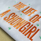 Remera bordada de Taylor Swift The life of a Showgirl