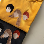 Remera de Harry Potter trio bordada