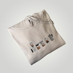 Canguro con cafeteras bordadas