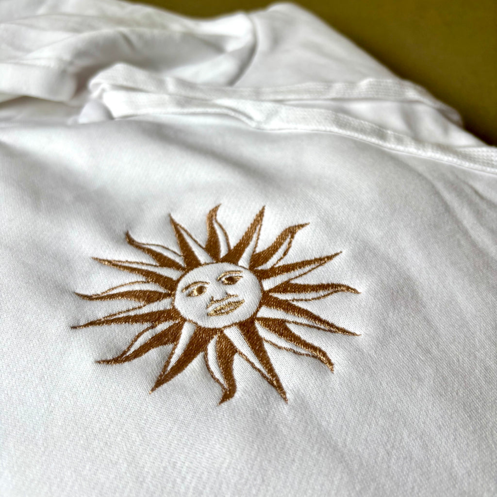 Canguro con sol uruguayo bordado