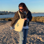 Tote bag con escudo nacional bordado a color