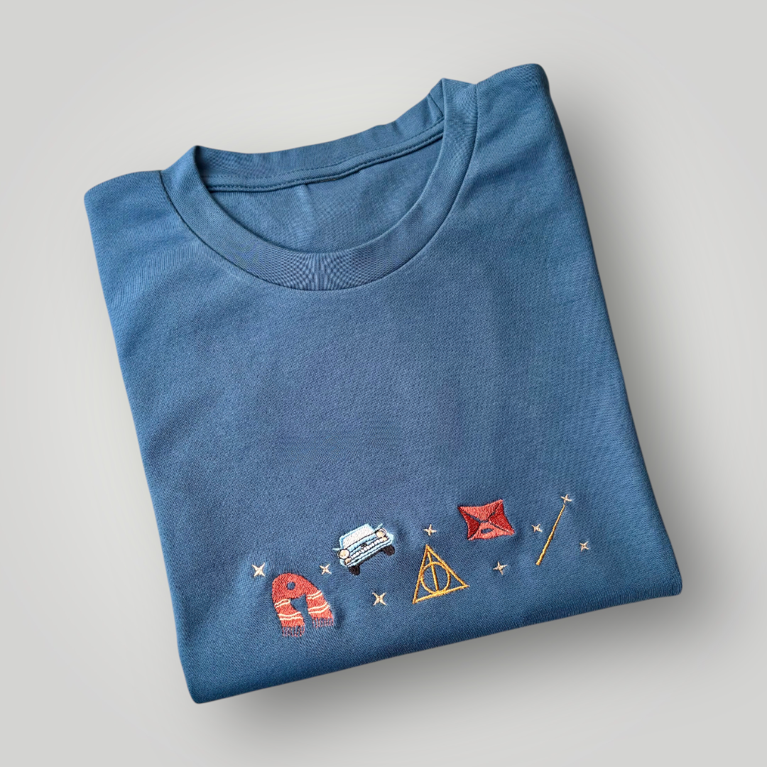 Remera de Harry Potter bordada