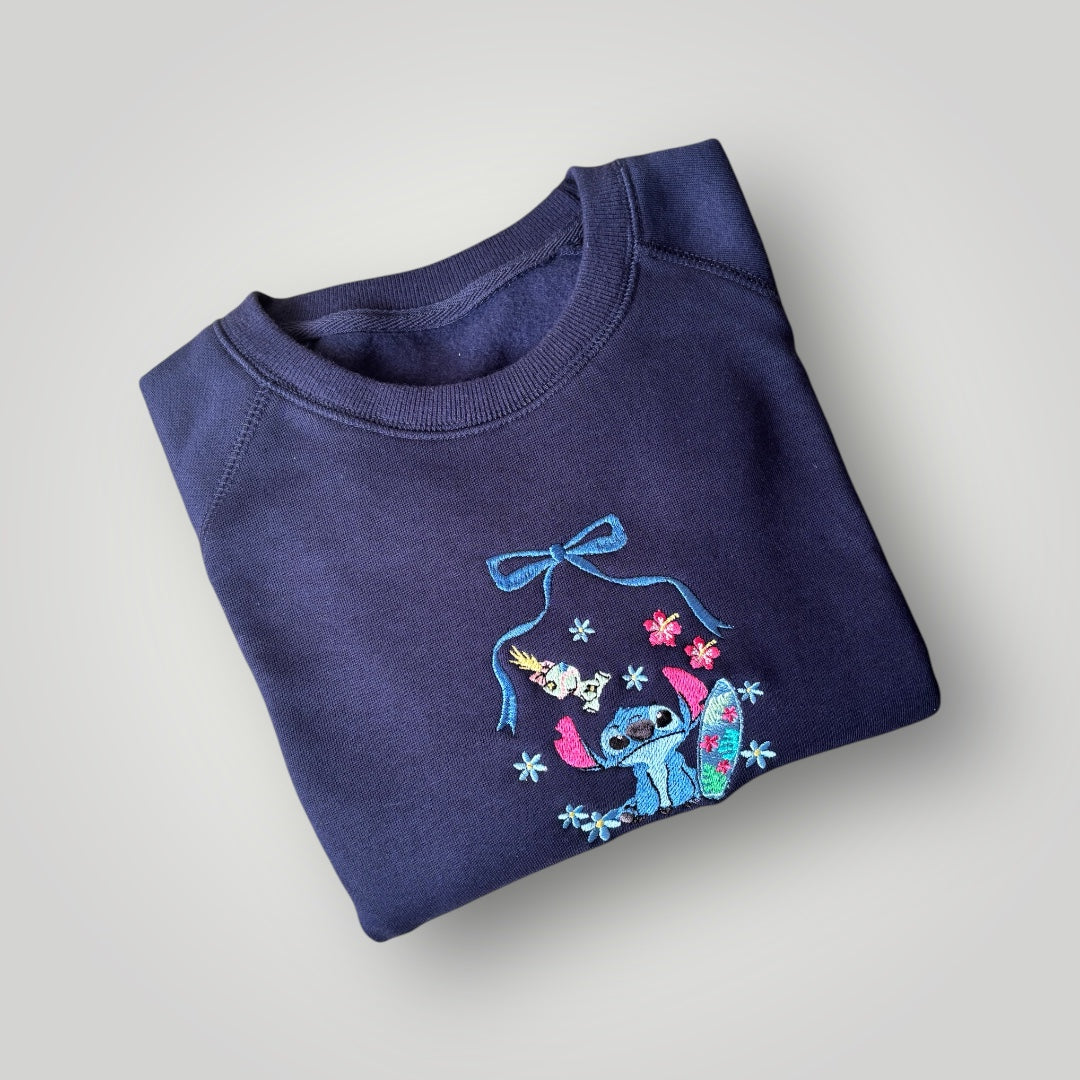 Buzo con Stitch bordado