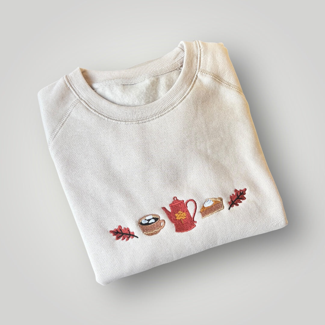 Buzo otoño bordado