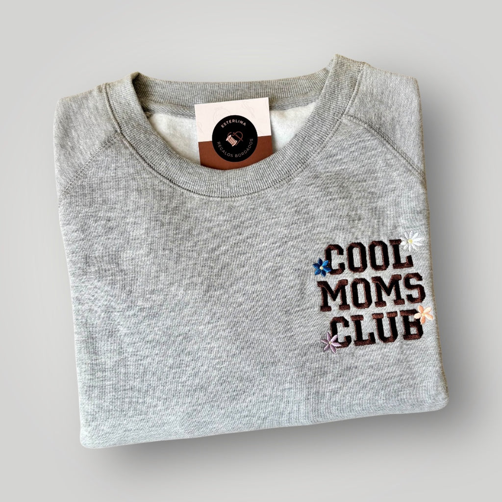 Buzo bordado "Cool Moms Club"