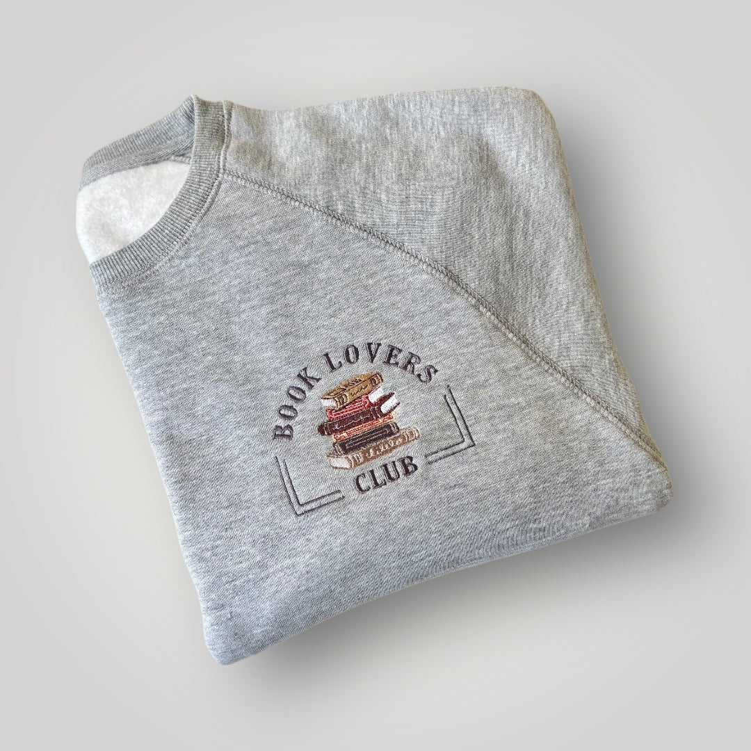 Buzo bordado Book Lovers Club