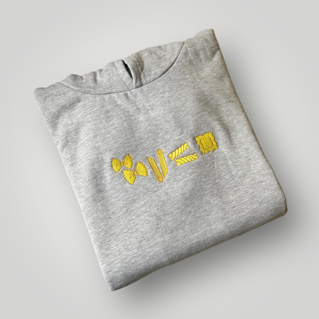 Canguro bordado pasta lover