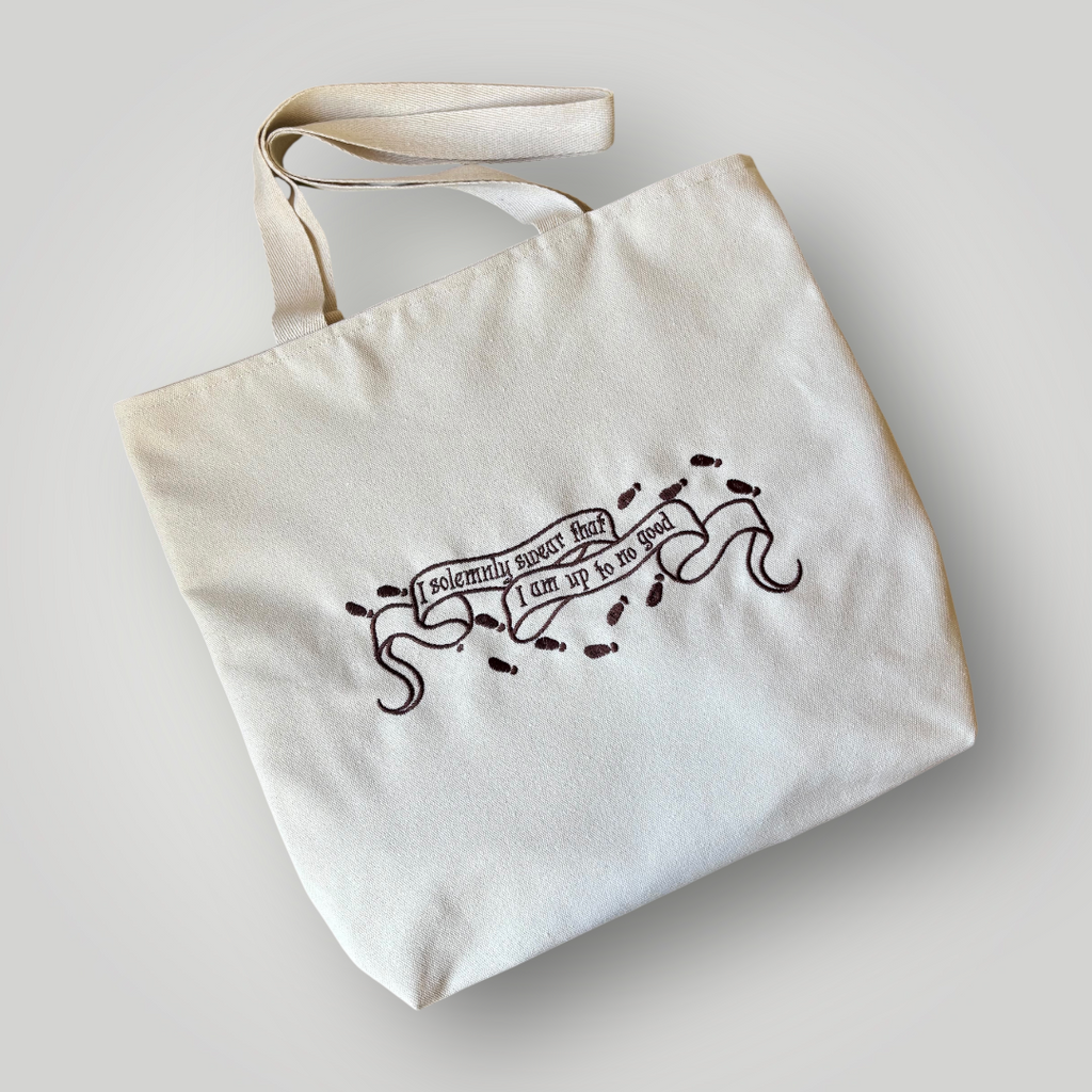 Tote bag bordada del Mapa del Merodeador