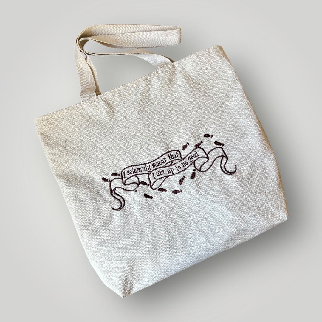 Tote bag bordada del Mapa del Merodeador