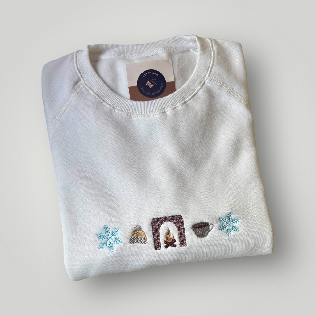 Buzo invierno bordado