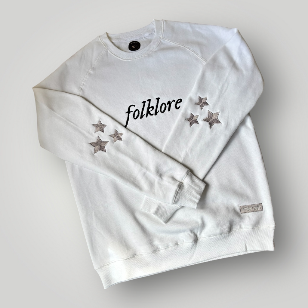 Buzo bordado Folklore era Taylor Swift