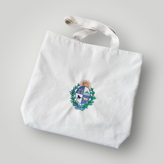 Tote bag con escudo nacional bordado