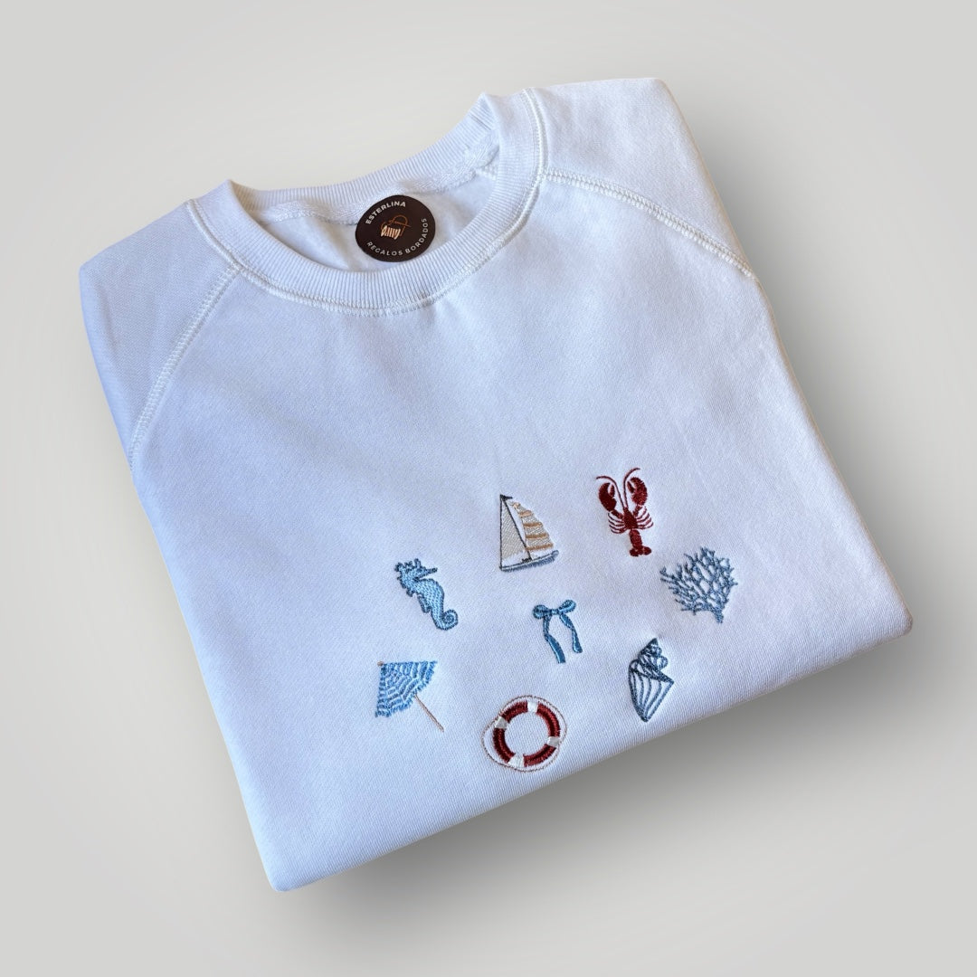 Buzo bordado náutico