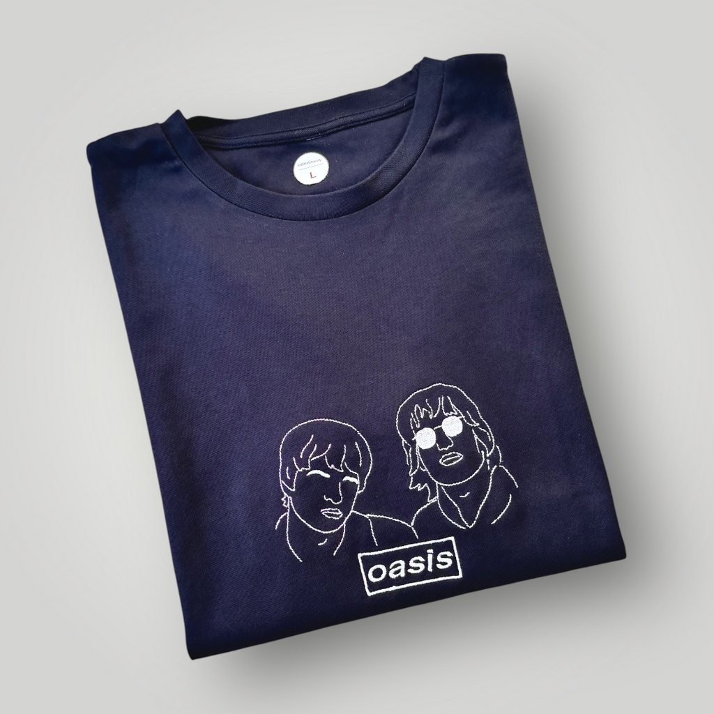 Remera bordada Oasis