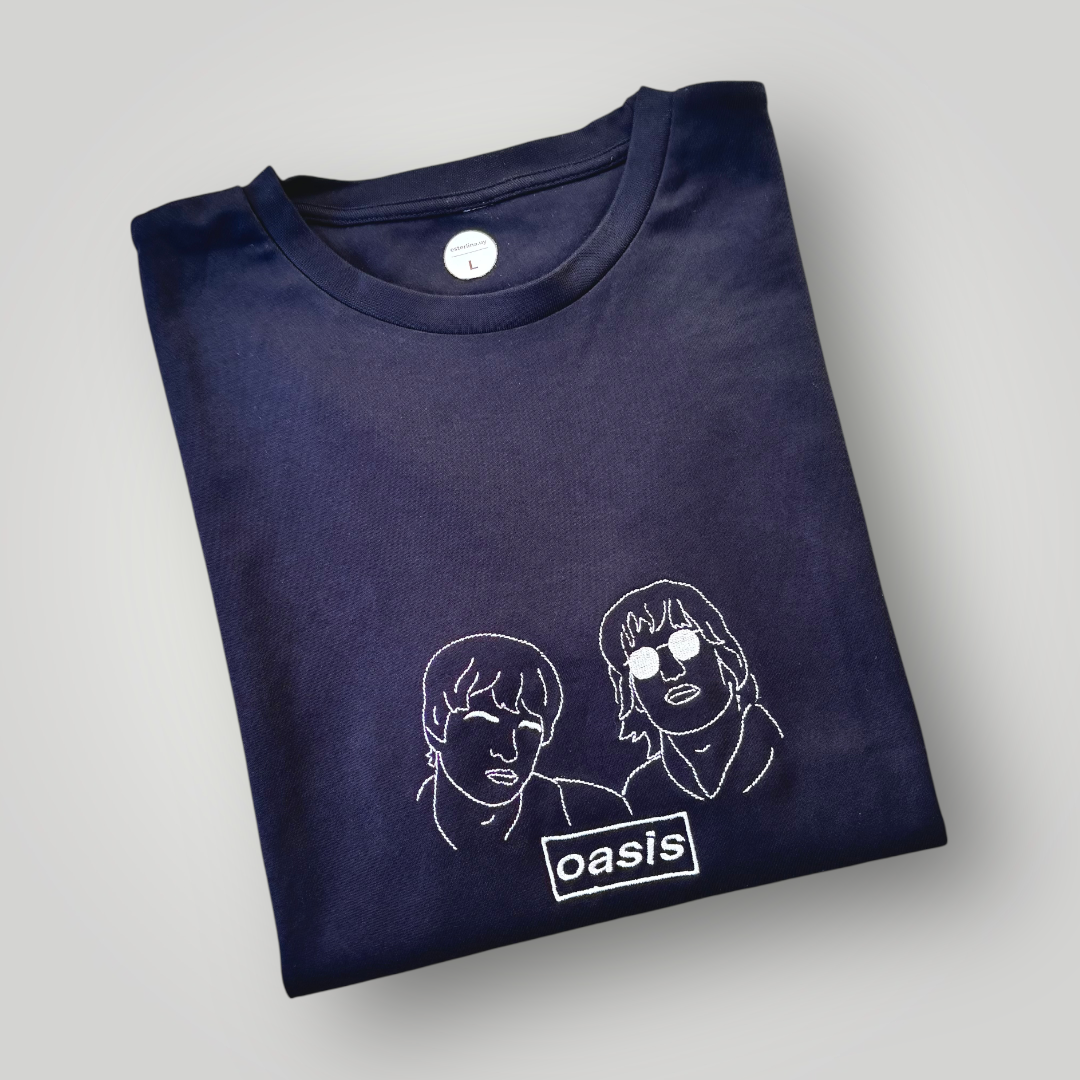 Remera bordada Oasis