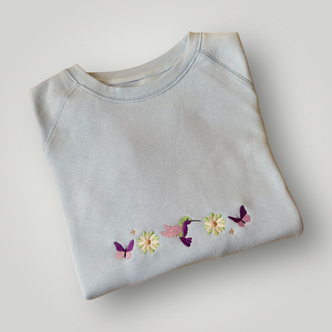 Buzo primavera bordado