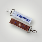 Llavero bordado de Uruguay