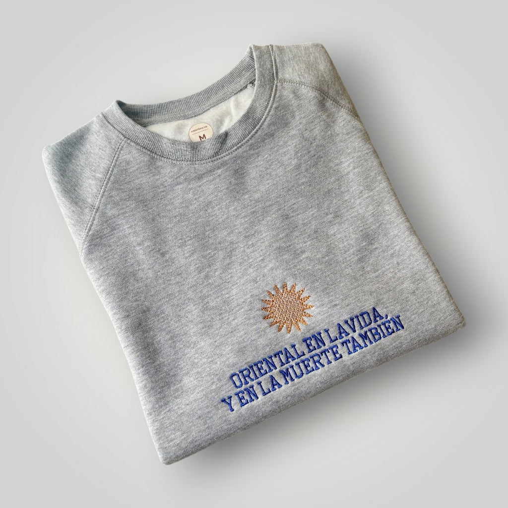 Buzo bordado "oriental en la vida"
