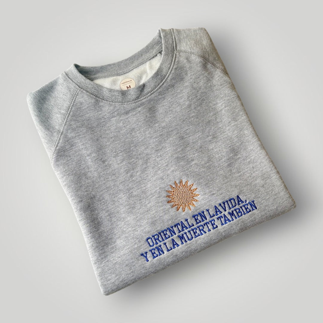 Buzo bordado "oriental en la vida"