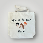 Tote bag bordada de Harry Potter trio