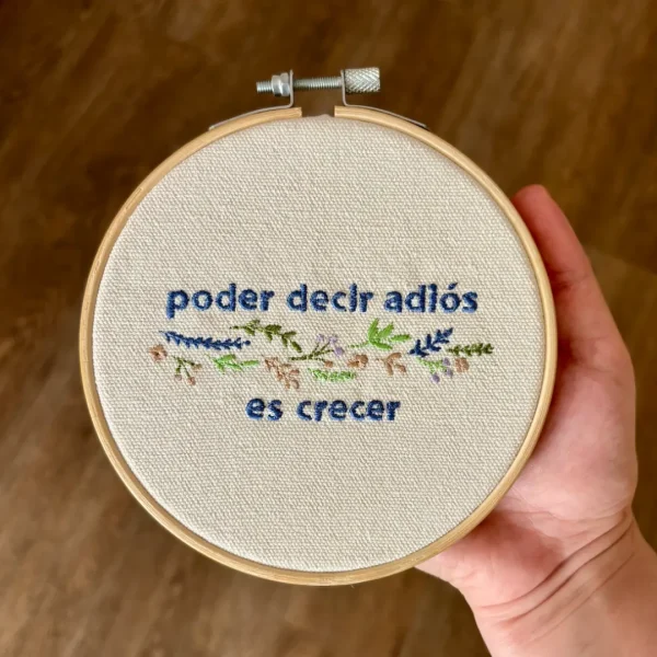 Bastidor personalizado con frase
