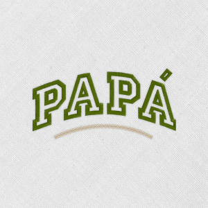 Bordado "Papá"