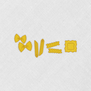 Bordado "Pasta Lover"