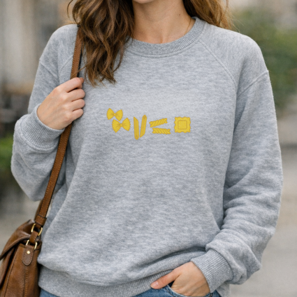 Bordado "Pasta Lover"