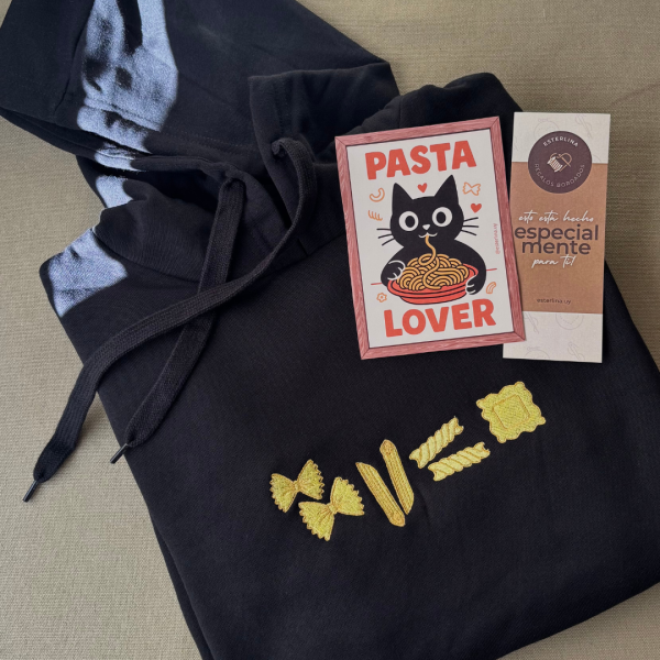 Bordado "Pasta Lover"